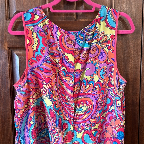 Lilly Pulitzer Silk Tank Top - Picture 4 of 5